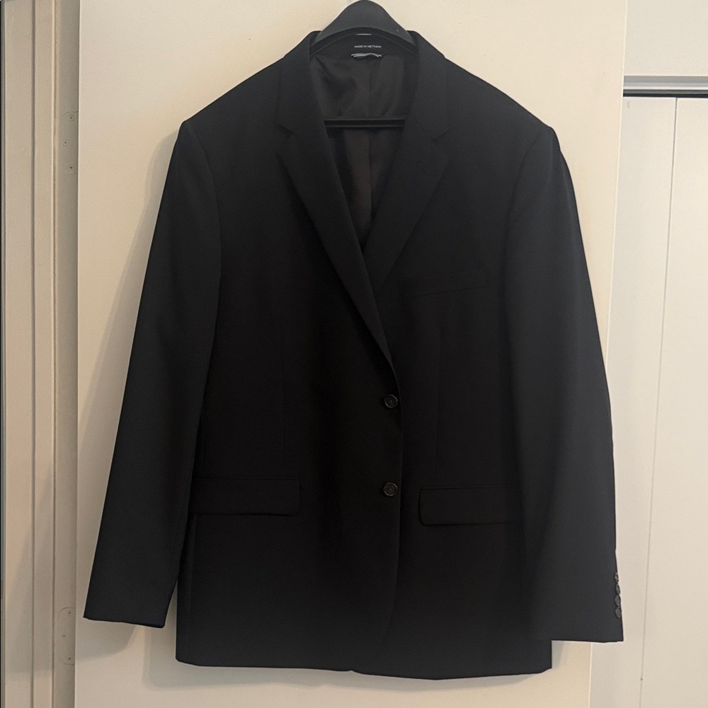 Nautica Men's Classic Black Suit
